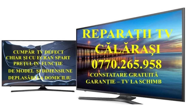 Reparatii si vanzari TV, piese de schimb